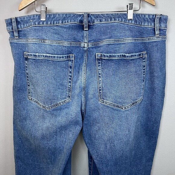 Lane Bryant Flex Magic Waistband Relaxed Fit Mid-Rise Straight Jeans Women’s 22 - Picture 4 of 11